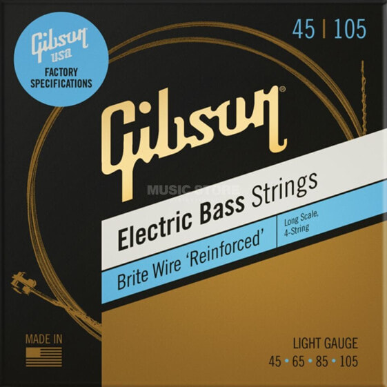 Gibson SBG-LSL Brite Wire Bass Strings Long-Scale 45-105 (Light)