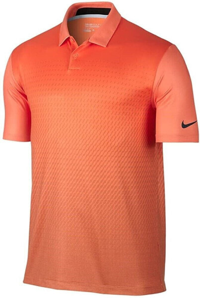 Футболка мужская Nike 243176 короткий рукав с воротником Polo T-Shirt Электро-оранжевая размер S