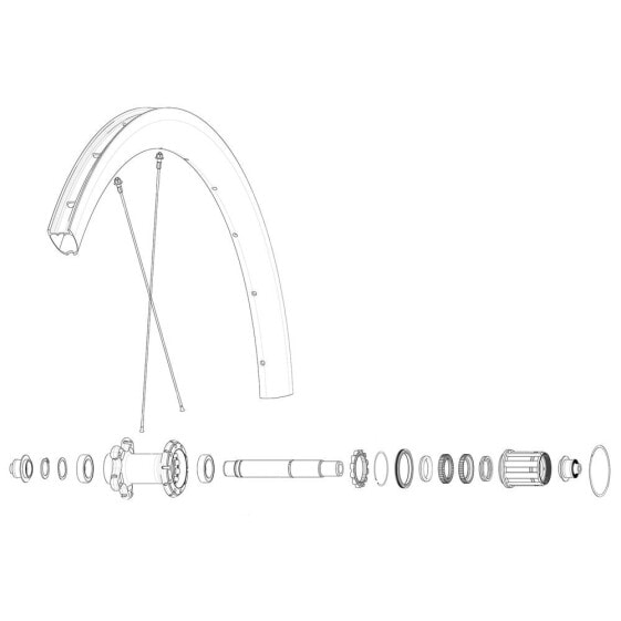 MAVIC Rear Cosmic SL 40 RB Road Rim