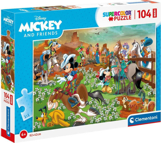 Clementoni Puzzle Maxi 104 Mickey and Friends