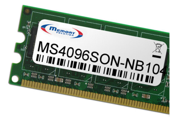 Memorysolution Memory Solution MS4096SON-NB104 - 4 GB