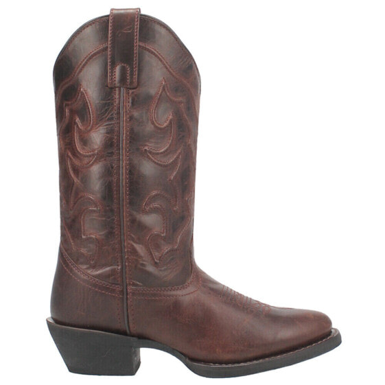 Laredo Shelley Embroidered Round Toe Cowboy Womens Brown Casual Boots 51192-229