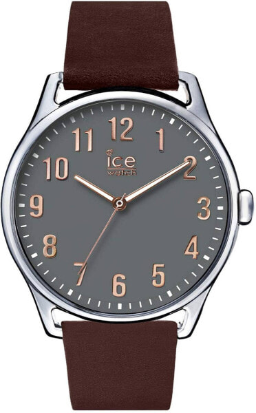 Ice-Watch - ICE time Brown Stone - Men's wristwatch with leather strap - 013046 (Large)