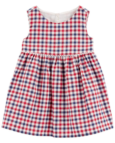 Baby Plaid Babydoll Dress 3M