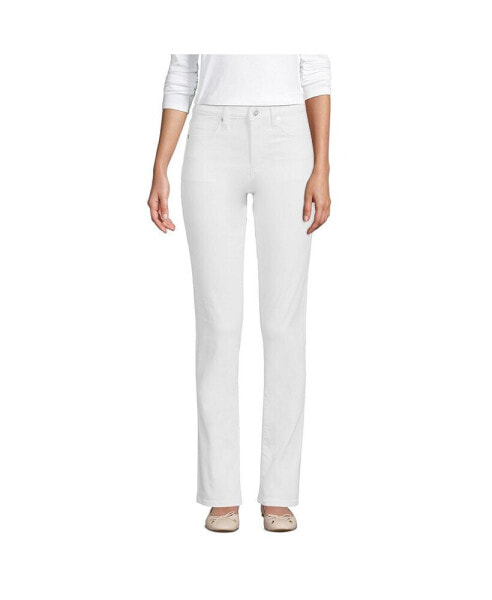 Women's Mid Rise Straight Leg Jeans