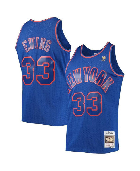 Men's Patrick Ewing Blue New York Knicks 1996-97 Hardwood Classics Swingman Jersey