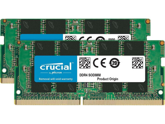 Crucial 32GB (2 x 16GB) 260-Pin DDR4 SO-DIMM DDR4 3200 (PC4 25600) Laptop Memory