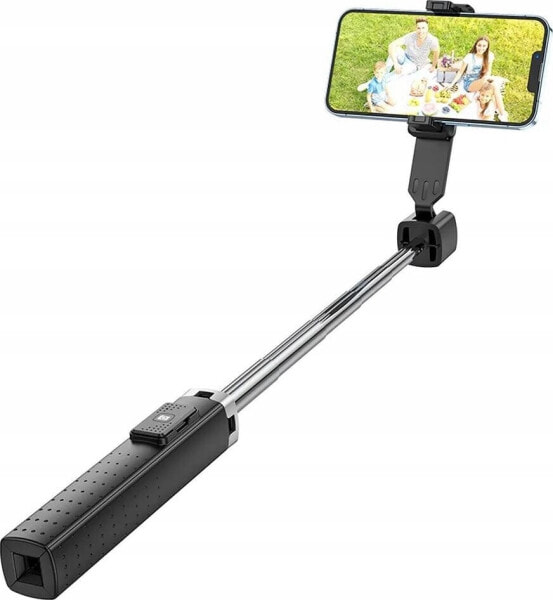 Monopod Hoco HOCO uchwyt selfie z pilotem bezprzewodowym fourpod K18 czarny