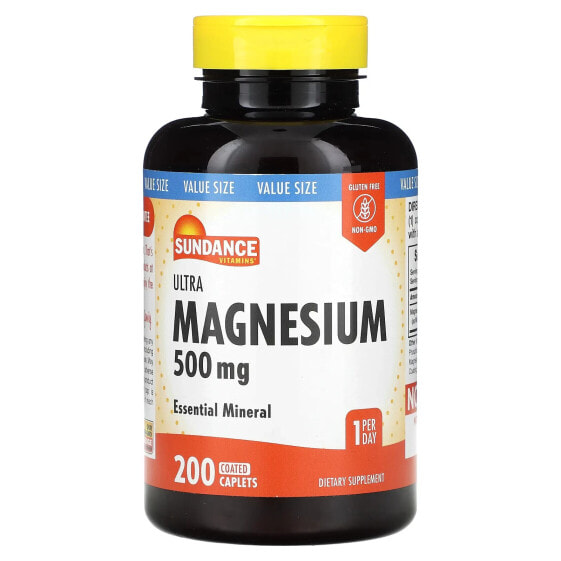 Ultra Magnesium, 500 mg, 200 Coated Caplets