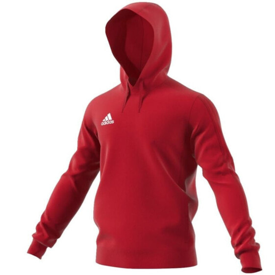 Мужское худи с капюшоном спортивное красное с логотипом adidas Tiro 17 Hoody M BP6105 red