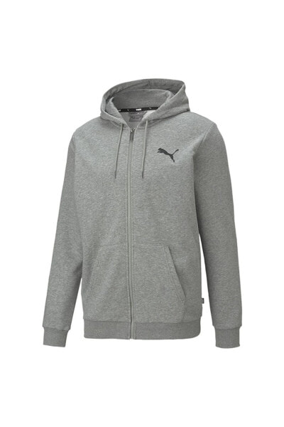 Толстовка женская PUMA Ess Small Logo Fz Hoodie Medium Gray 58670453