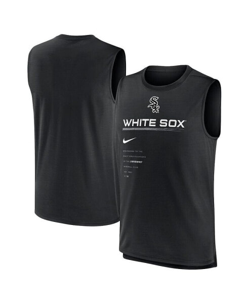 Men's Black Chicago White Sox Exceed Performance Tank Top