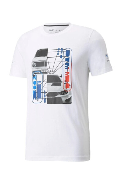 Bmw Mms Car Graphic Tee Erkek Günlük Tişört 53119402 Beyaz