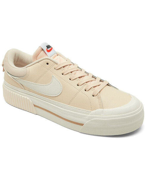 Кроссовки женские Nike Court Legacy Lift Platform Casual Sneakers 2022 от Finish Line