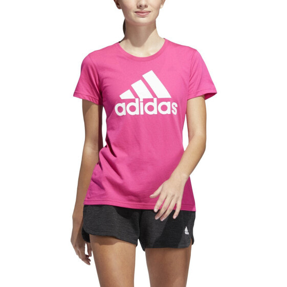 Adidas Women's Badge Of Sport Classic Tee Real Magenta DV0501