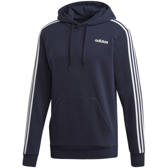 Худи спортивное Adidas Essentials 3 Полосы French Terry чёрный M DU0499