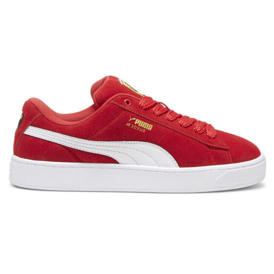 Puma Ferrari Suede Xl Lace Up Mens Red Sneakers Casual Shoes 30822002