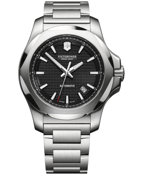 Swiss Army Men's Automatic I.N.O.X. Stainless Steel Bracelet Watch 43mm