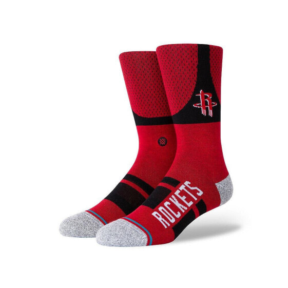 Men's Houston Rockets Shortcut 2 Crew Socks