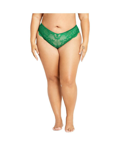Plus Size Allure Ouvert Cheeky Panty