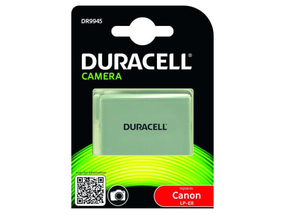 Duracell Camera Battery - replaces Canon LP-E8 Battery - 1020 mAh - 7.4 V - Lithium-Ion (Li-Ion)