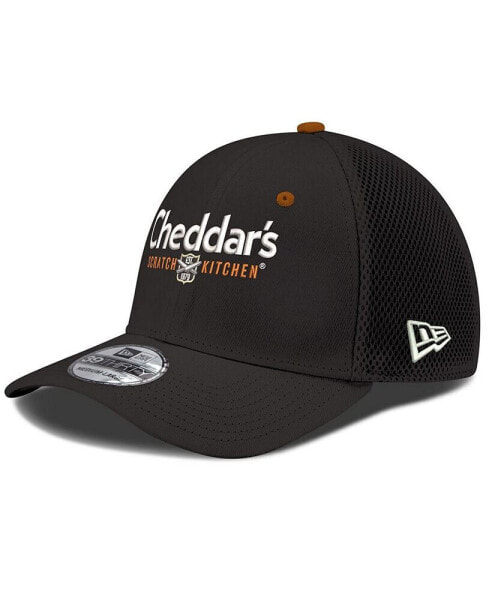 Men's Black Kyle Busch 39THIRTY Cheddar's NEO Flex Fit Hat