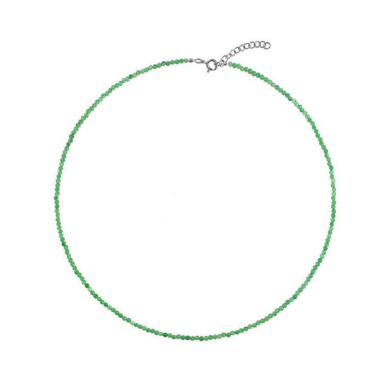 Emerald bead necklace AJKNA006