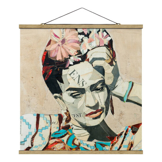 Stoffbild Frida Kahlo Collage No.1