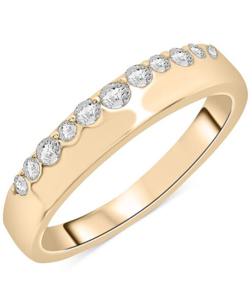 Diamond Scatter Band (1/4 ct. t.w.) in Gold Vermeil, Created for Macy's