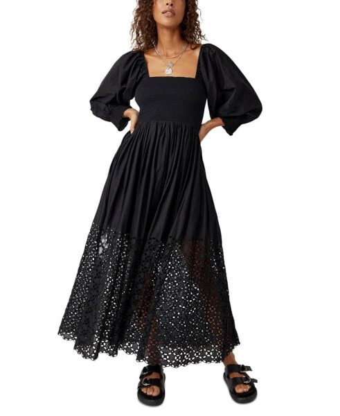 Women's Perfect Storm Smocked Maxi Dress