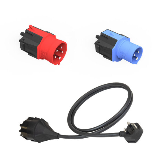 Набор адаптеров для розеток NRGkick Smart Attachment Set Standard - черный - синий - красный