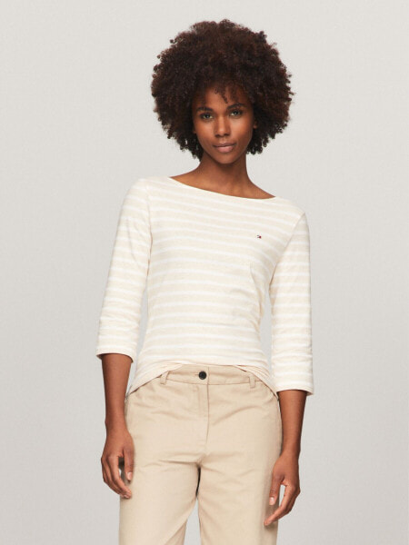 Stripe Boatneck T-Shirt