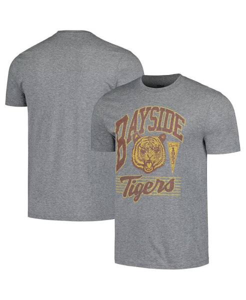 Men's & Women's Heather Charcoal Saved by the Bell Bayside Tigers Graphic T-Shirt