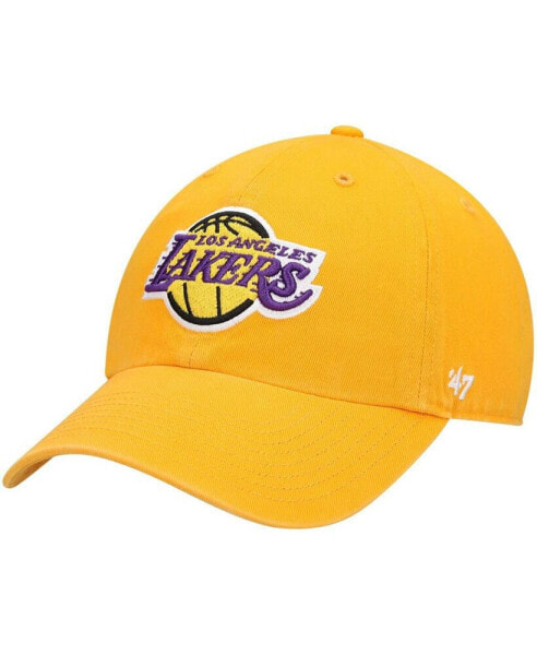 Men's Gold Los Angeles Lakers Clean Up Adjustable Hat