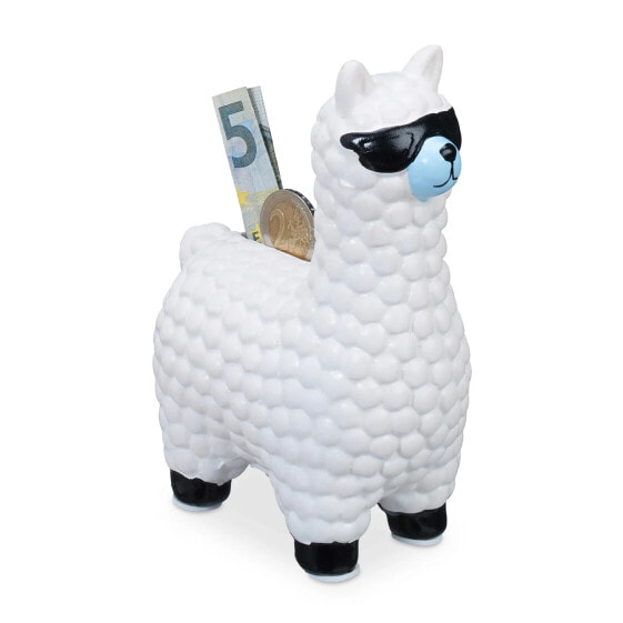 Lama Spardose mit Sonnenbrille