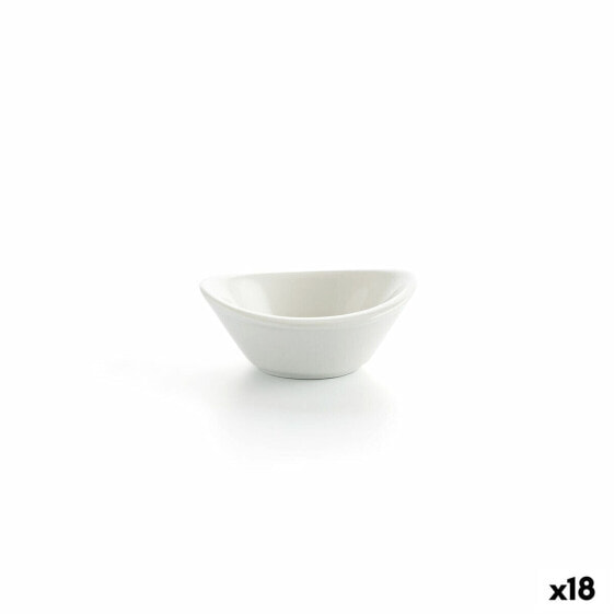 Столовая посуда Ariane Alaska Mini Керамическое блюдо Белый (8,5 x 8,3 x 3,5 см) (18 штук)
