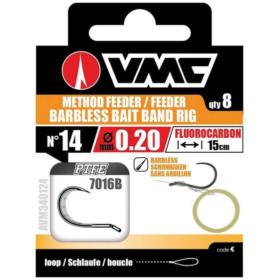 VMC Feeder Bait Band 7016BNT Tied Hook 0.200 mm