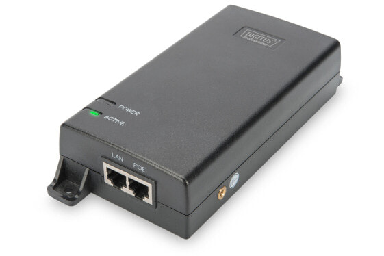 DIGITUS Gigabit Ethernet PoE Ultra Injector, 802.3af/at, 60 W