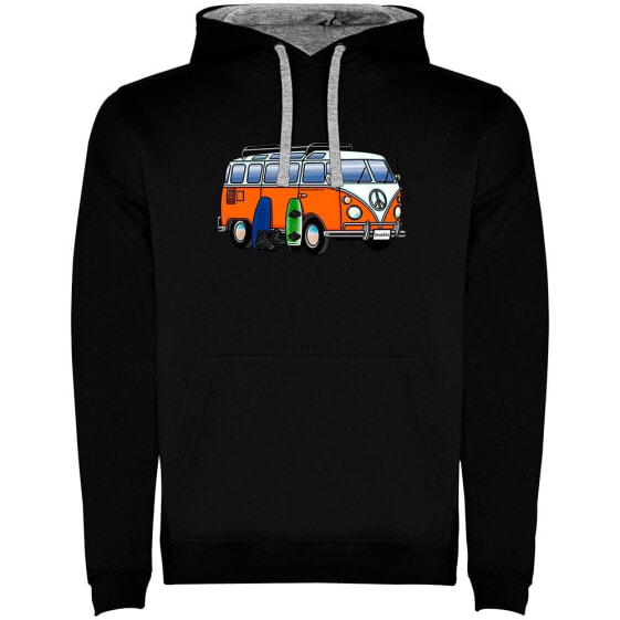 KRUSKIS Hippie Van Wakeboard Two-Colour hoodie