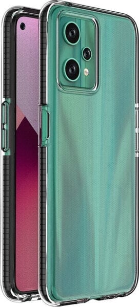 Hurtel Spring Case etui Realme 9 Pro silikonowy pokrowiec z ramką czarne