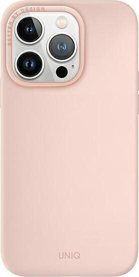 Uniq UNIQ etui Lino Hue do iPhone 14 Pro 6,1" Magclick Charging rózowy/blush pink