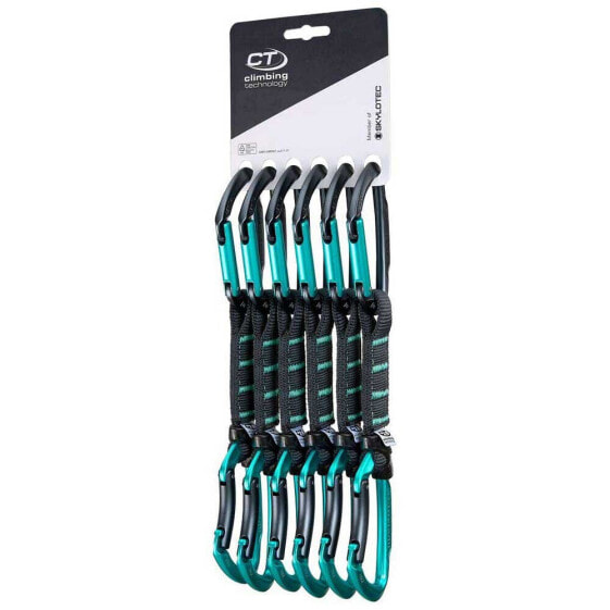 CLIMBING TECHNOLOGY Lime B Set Tapered NY Pro Quickdraw 6 Units