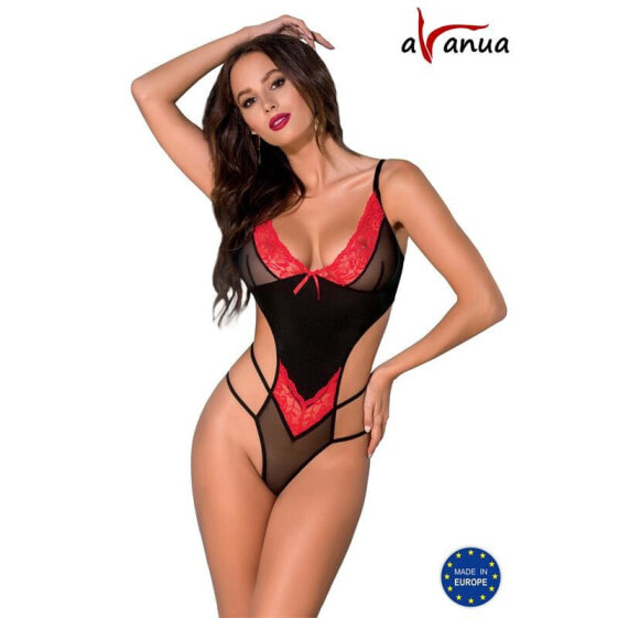 Эротический костюм Avanua ODINA Body Черно-красный