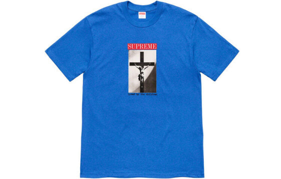 Supreme SS20 Week 1 Loved By The Children Tee 图案印花短袖T恤 男女同款 宝蓝色 送礼推荐 / Футболка Supreme SS20 Week 1 Loved By The Children Tee T SUP-SS20-323