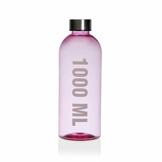 Water bottle Versa Pink 1 L Acrylic Steel polystyrene 8,7 x 24,5 x 8,7 cm