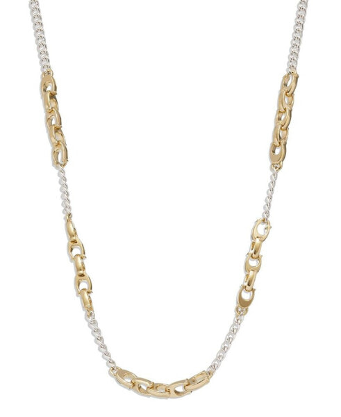 COACH signature Mixed Chain Necklace