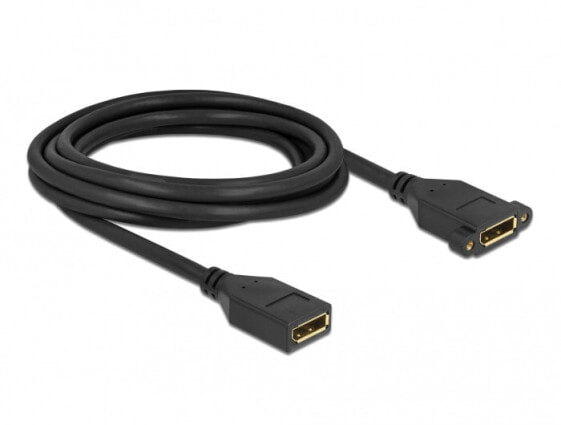 Разъем DisplayPort Delock 87103 - 3 м - DisplayPort - DisplayPort - Мужской - Женский - 3840 x 2160 пикселей