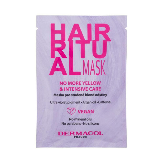 Dermacol Hair Ritual No More Yellow Mask 15 ml haarmaske für Frauen