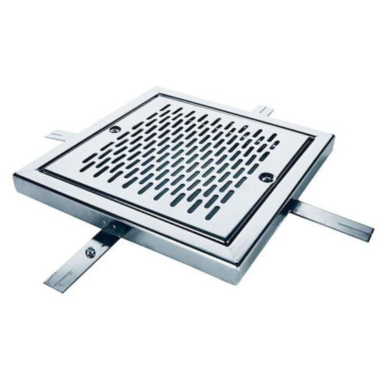 ASTRALPOOL 00284 200x200mm AISI304 drain grille in stainless steel