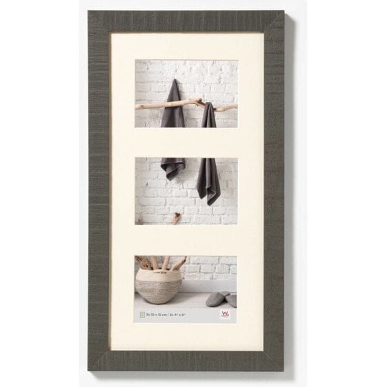 walther design HO338D - Wood - Gray - Multi picture frame - 13 x 18 cm - Rectangular - 299 mm